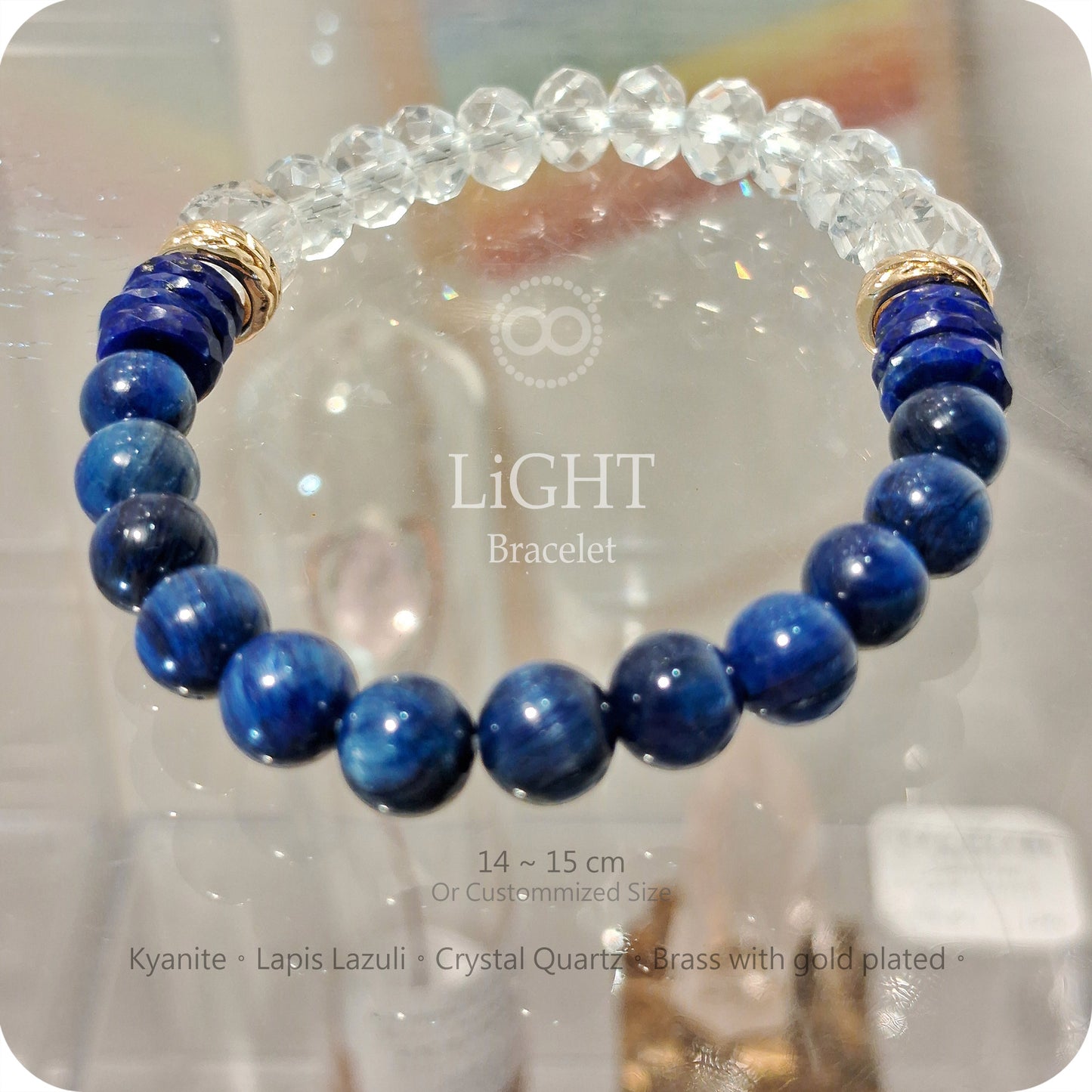 LiGHT 光 ✹ 星球 Lazurite Bracelet 飛行手環-湛藍 LB006