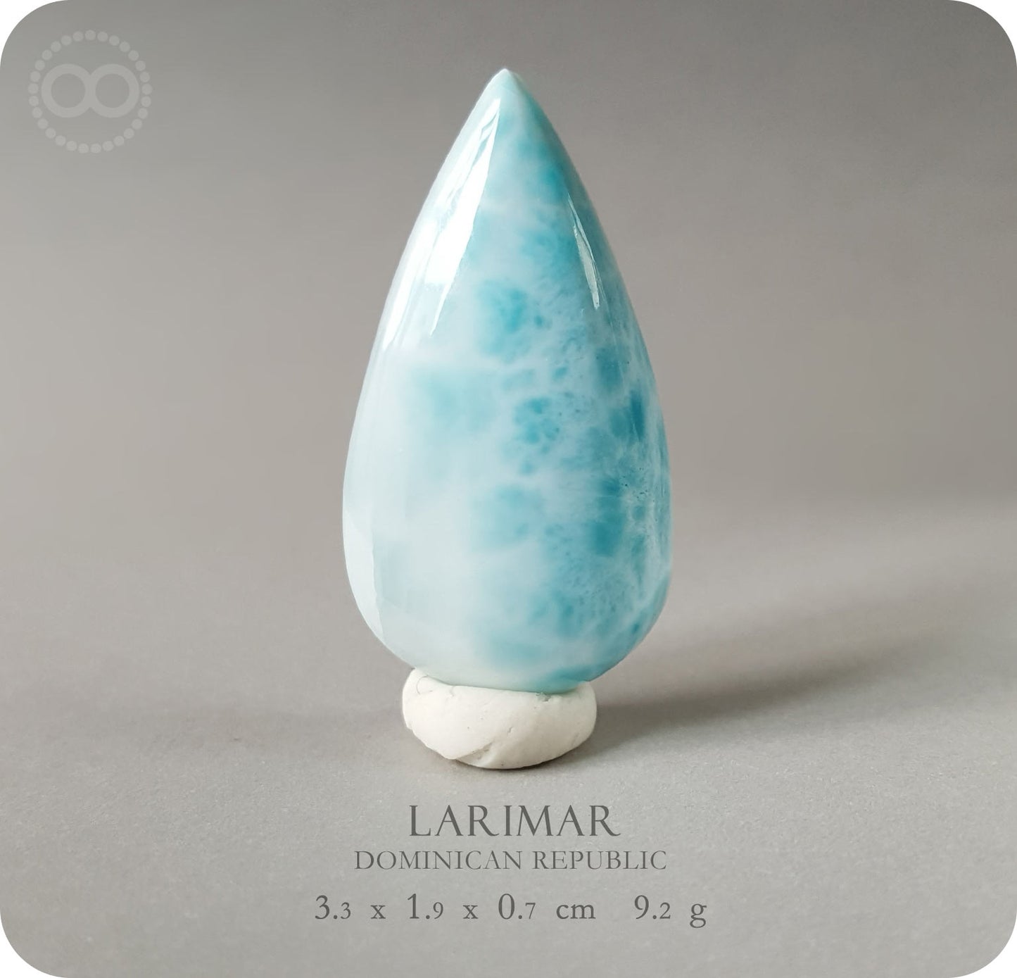 Larimar-Kupfer-Anhänger – H208