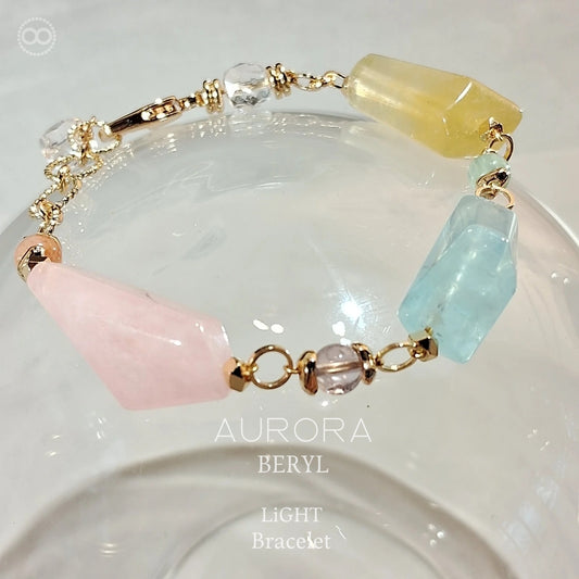 AURORA ✹ LiGHT Necklace+Bracelet 綠柱石家族 ✹ 極光星球鏈 LB009
