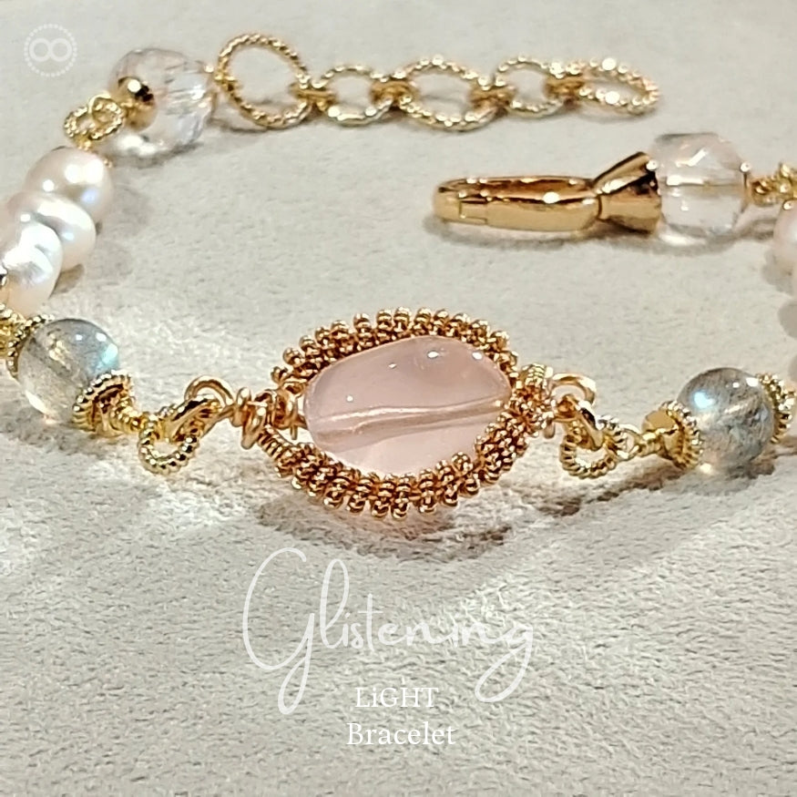 Glistening  ✹  LiGHT Necklace+Bracelet 柔光瀲灩 ✹ 光星球飛行鏈  LB010