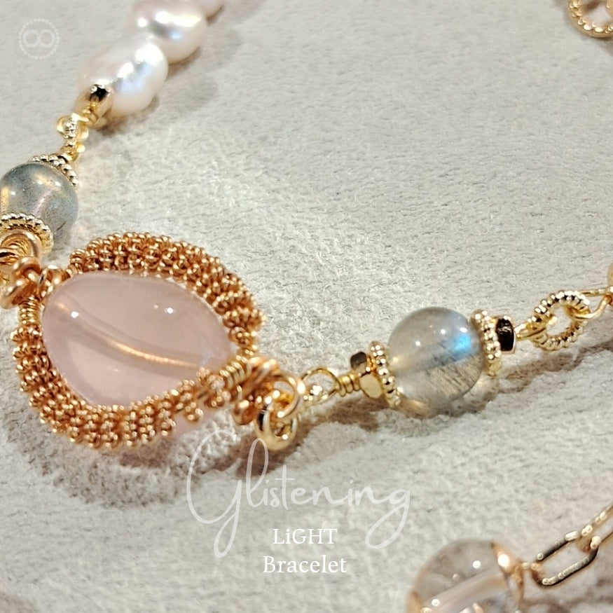 Glistening  ✹  LiGHT Necklace+Bracelet 柔光瀲灩 ✹ 光星球飛行鏈  LB010