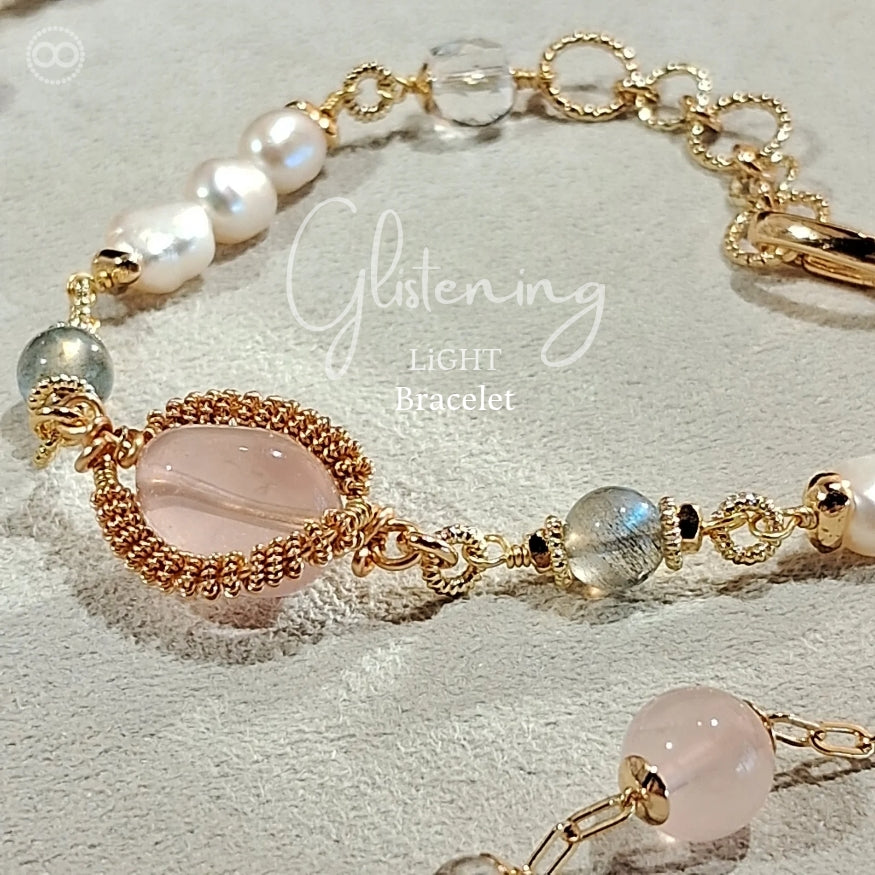 Glistening  ✹  LiGHT Necklace+Bracelet 柔光瀲灩 ✹ 光星球飛行鏈  LB010