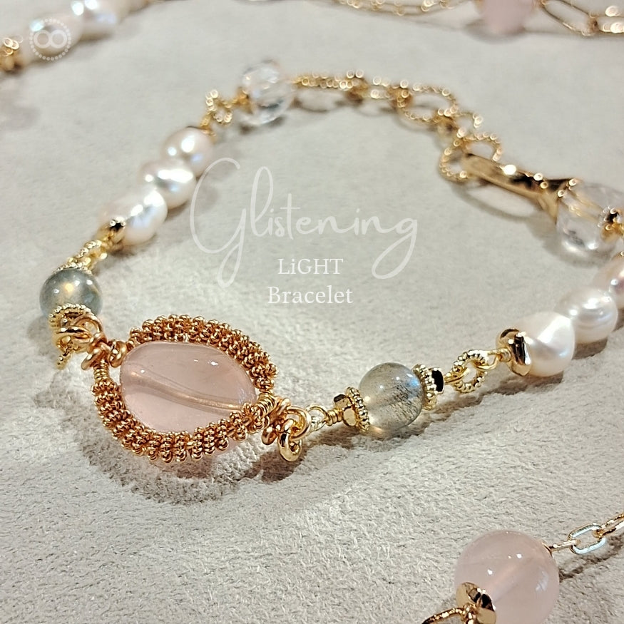 Glistening  ✹  LiGHT Necklace+Bracelet 柔光瀲灩 ✹ 光星球飛行鏈  LB010