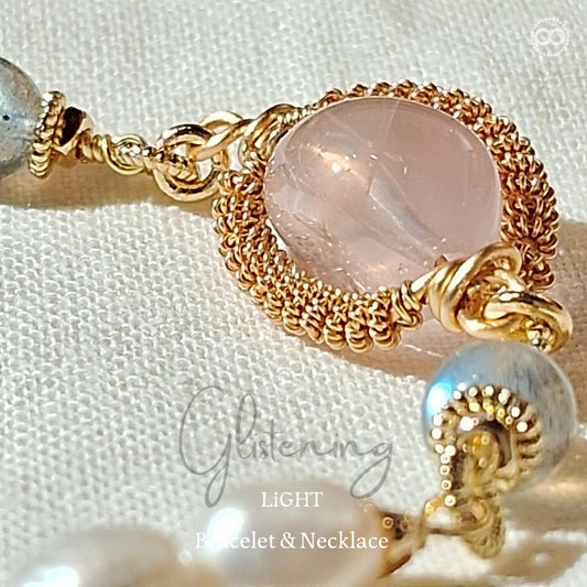 Glistening ✹ LiGHT Necklace+Bracelet 柔光瀲灩 ✹ 光星球飛行鏈 LB010