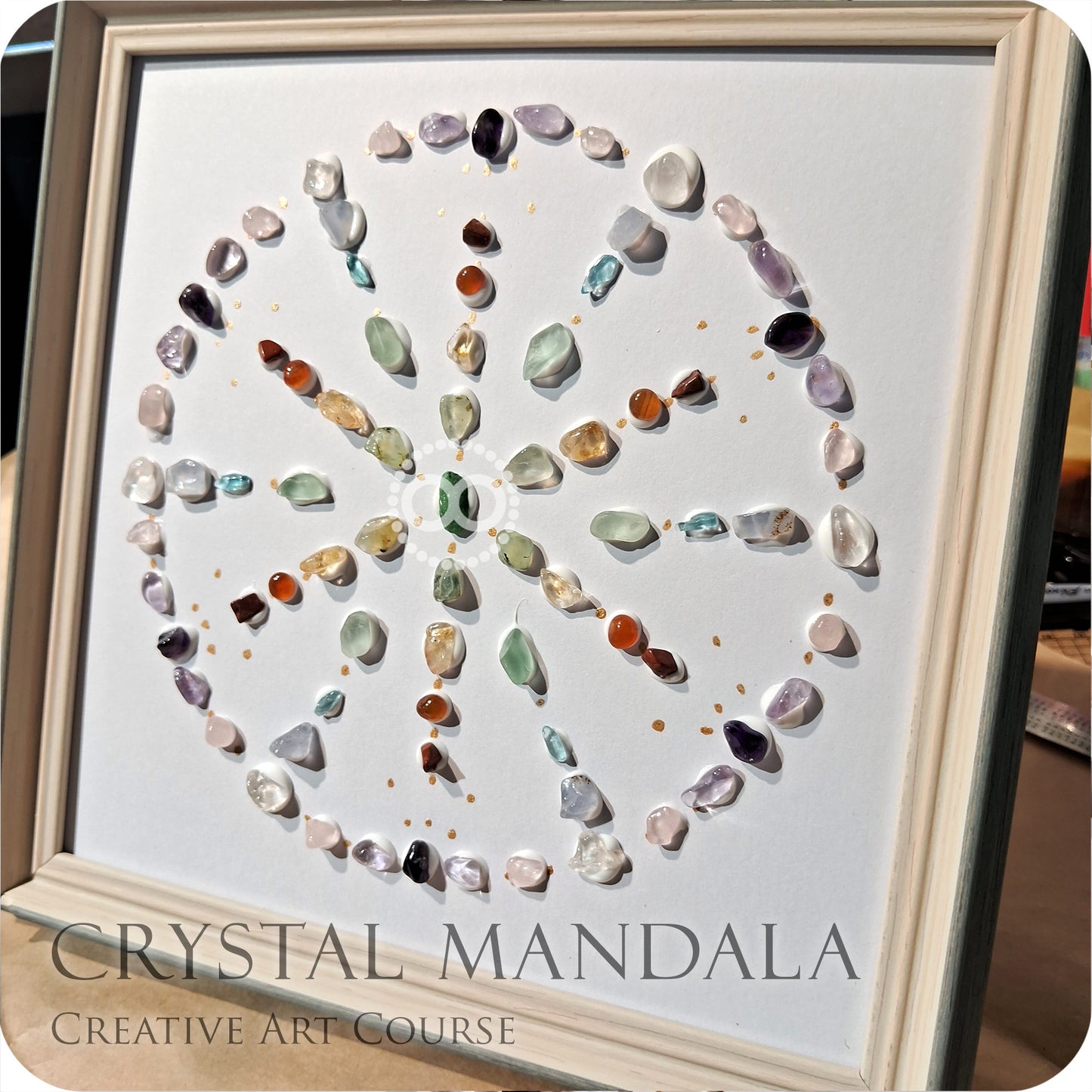 星球 ✹ 晶礦曼陀羅 ✹  課程 :: 彩虹系列 Creative Art Course ∞ Crystal Mandala