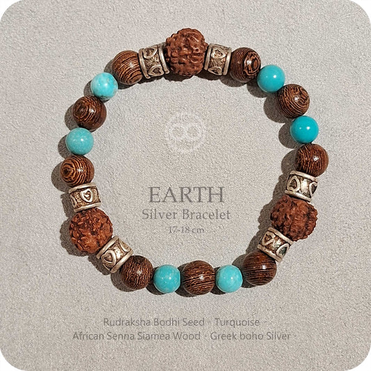 Planet Erde★ ERDE ★ Silberarmband EB213