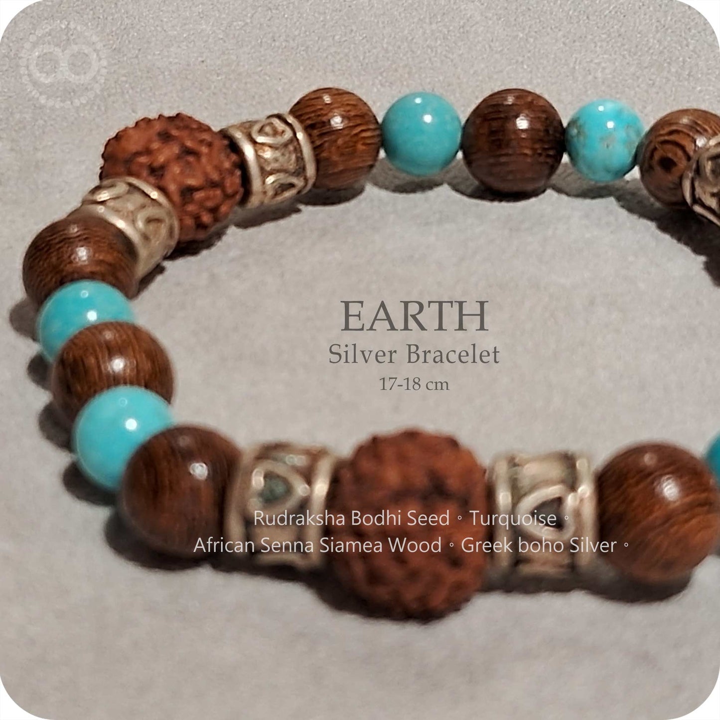 星球大地 ★ EARTH ★ 手環 Silver Bracelet EB213