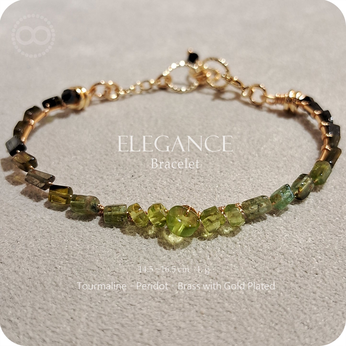 Tourmaline 星球 ✹ 律動 Bracelet 手環 EleganceB001