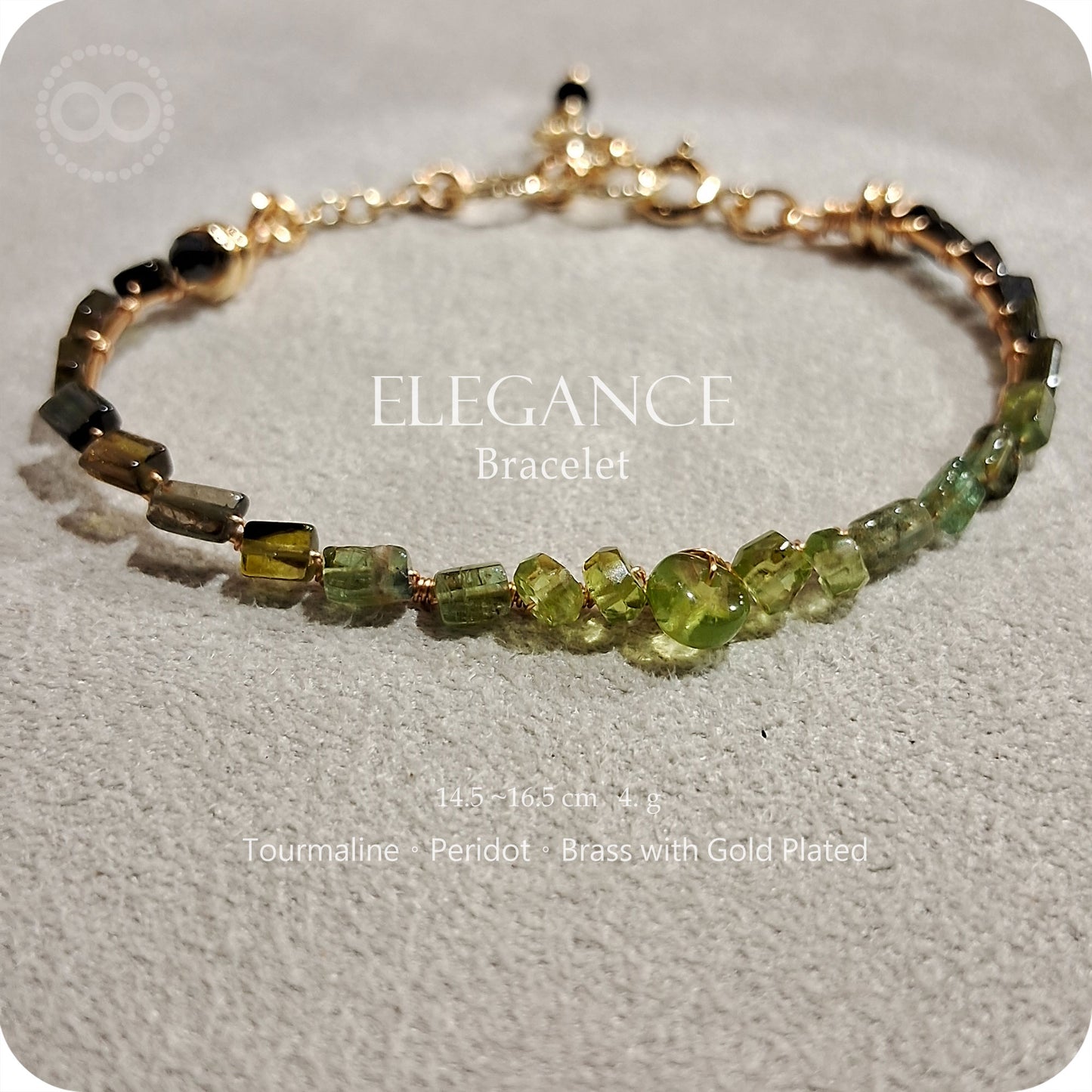 Tourmaline 星球 ✹ 律動 Bracelet 手環 EleganceB001