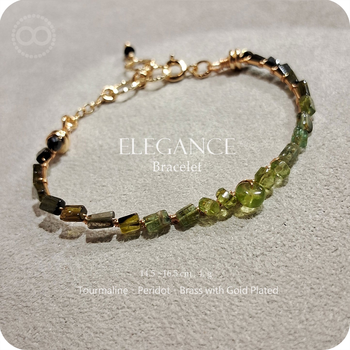 Tourmaline 星球 ✹ 律動 Bracelet 手環 EleganceB001