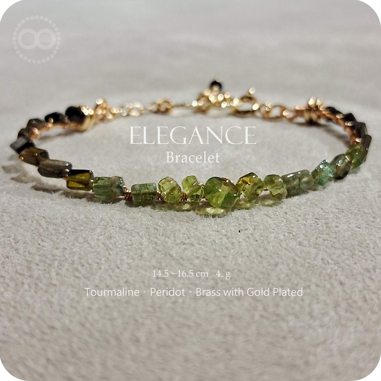 Tourmaline 星球 ✹ 律動 Bracelet 手環 EleganceB001