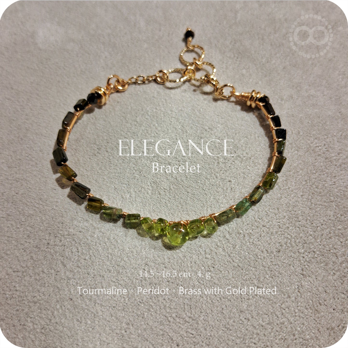 Tourmaline 星球 ✹ 律動 Bracelet 手環 EleganceB001