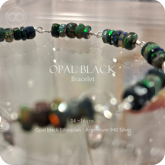 OPAL Black 星球 ✹ 澳寶 Bracelet 手環細鏈 EleganceB005