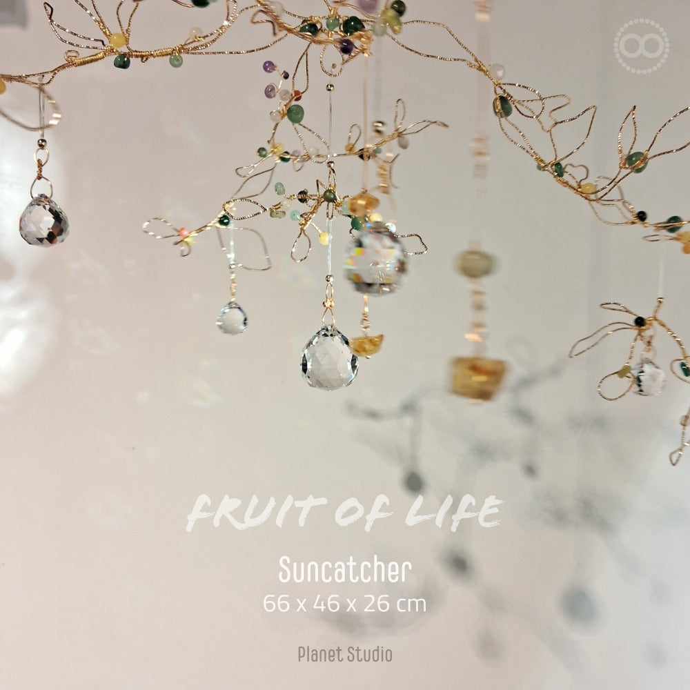 Fruit of Life - Crystal Sun Catcher 星球 ✦ 光織御守 Collectible Work of Light ｜Planet Studio - Sun019
