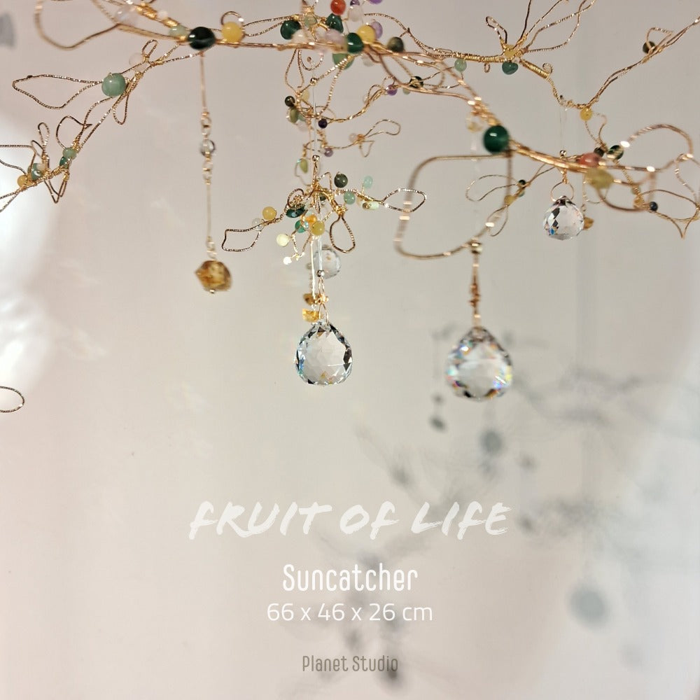 Fruit of Life - Crystal Sun Catcher 星球 ✦ 光織御守 Collectible Work of Light ｜Planet Studio - Sun019