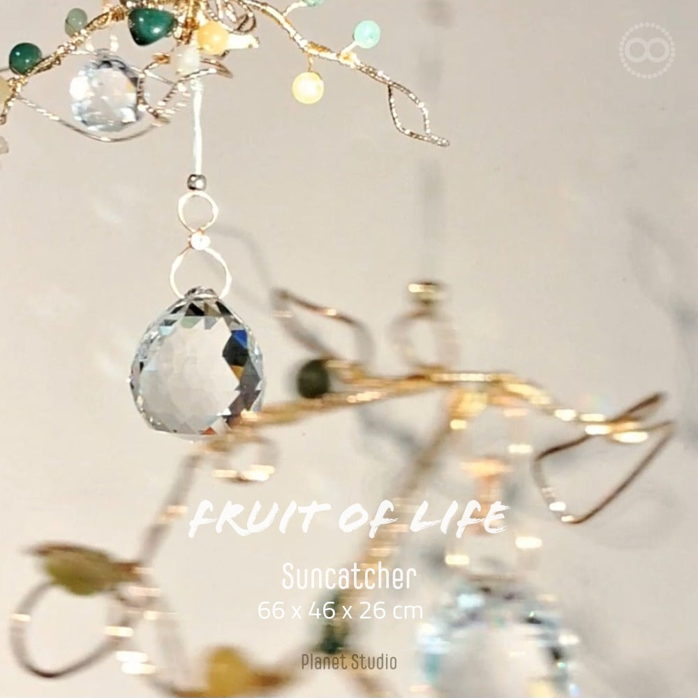 Fruit of Life - Crystal Sun Catcher 星球 ✦ 光織御守 Collectible Work of Light ｜Planet Studio - Sun019