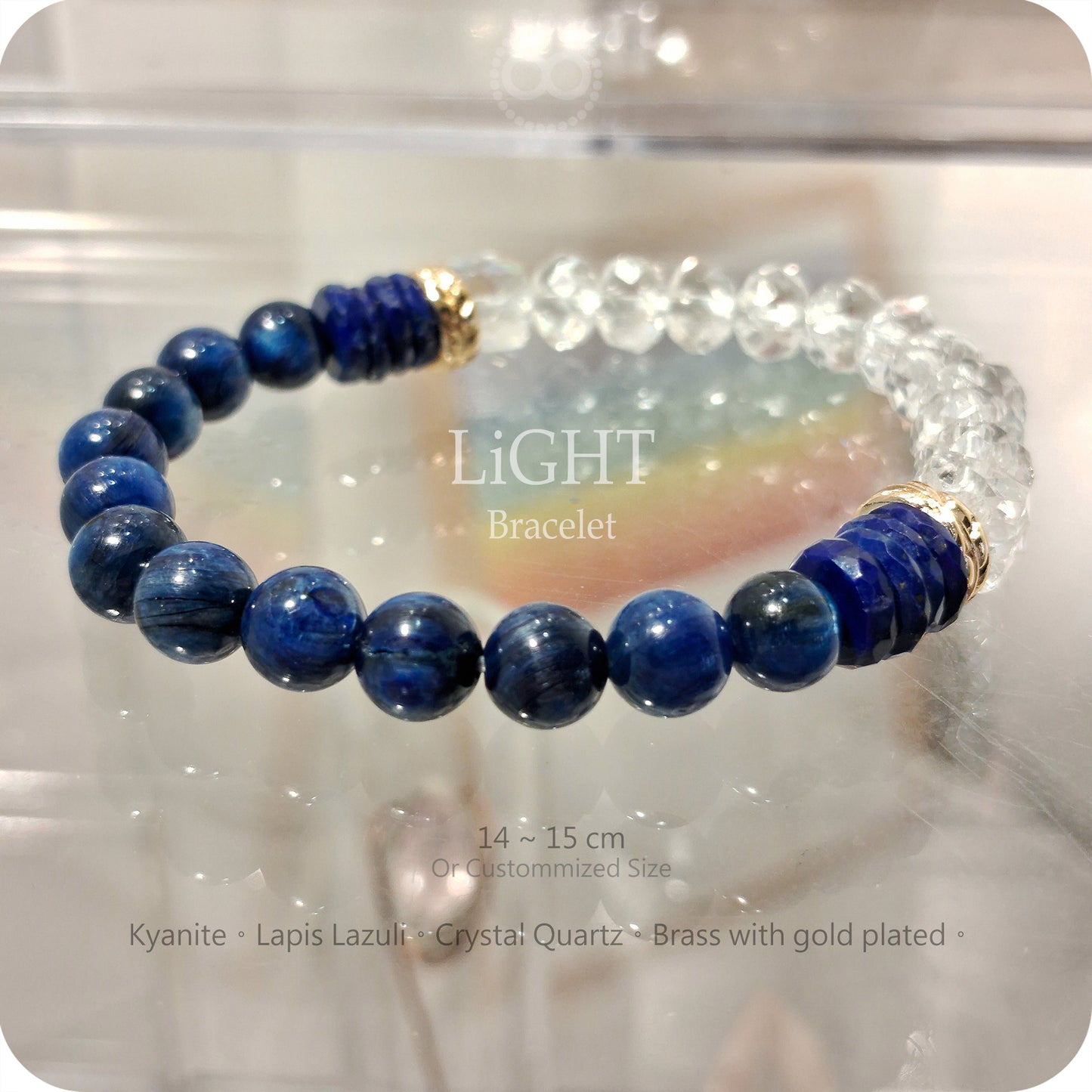 LiGHT 光 ✹ 星球 Lazurite Bracelet  飛行手環-湛藍 LB006