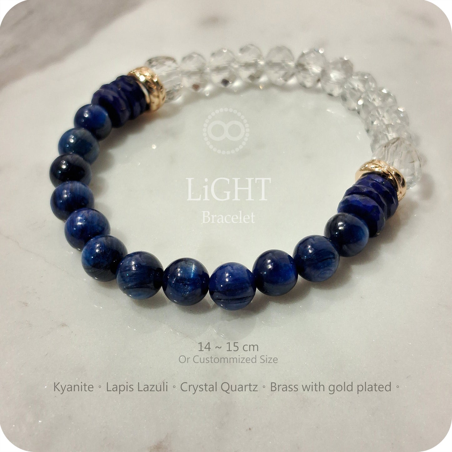 LiGHT 光 ✹ 星球 Lazurite Bracelet  飛行手環-湛藍 LB006