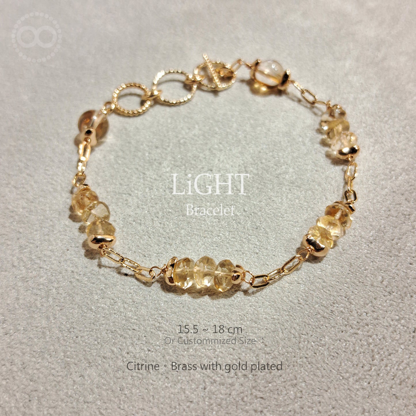 LiGHT 光 ✹ 星球 Citrine Bracelet  飛行手環  LB007