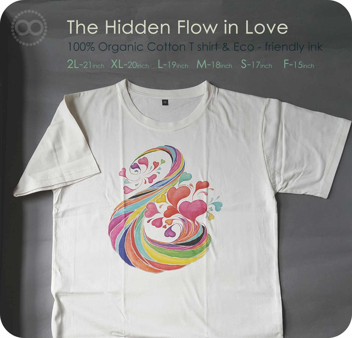 Organic Cotton T 有機棉衣 The Hidden Flow in LOVE