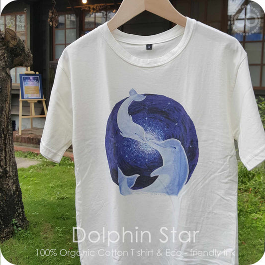 Organic Cotton T 有機棉衣 Dolphin  ♥  海豚