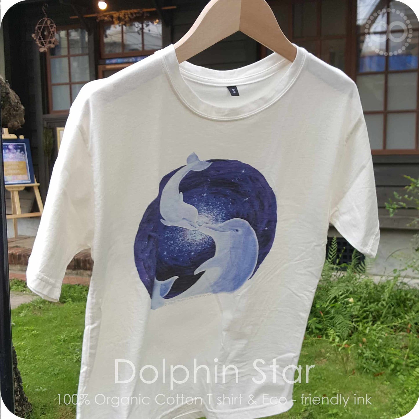 Organic Cotton T 有機棉衣 Dolphin  ♥  海豚