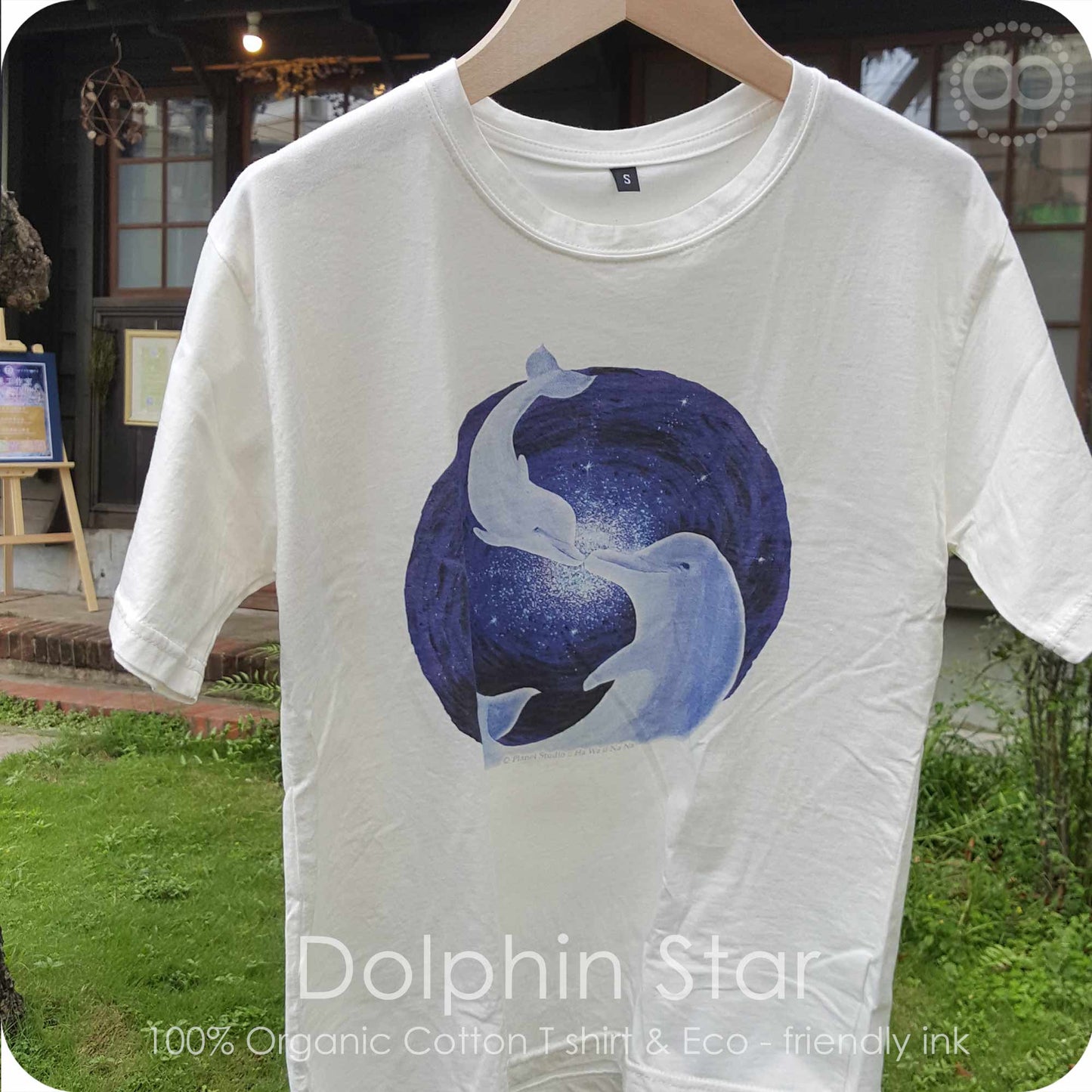 Organic Cotton T 有機棉衣 Dolphin  ♥  海豚