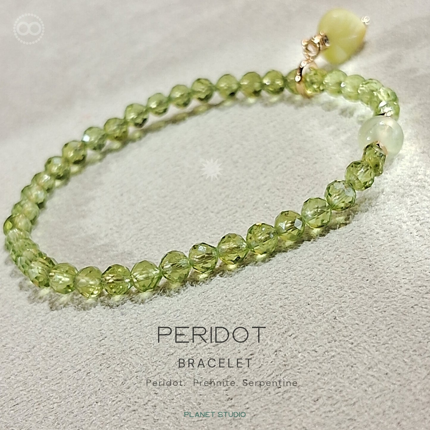 Peridot Bracelet  橄欖石 ｜細緻手環