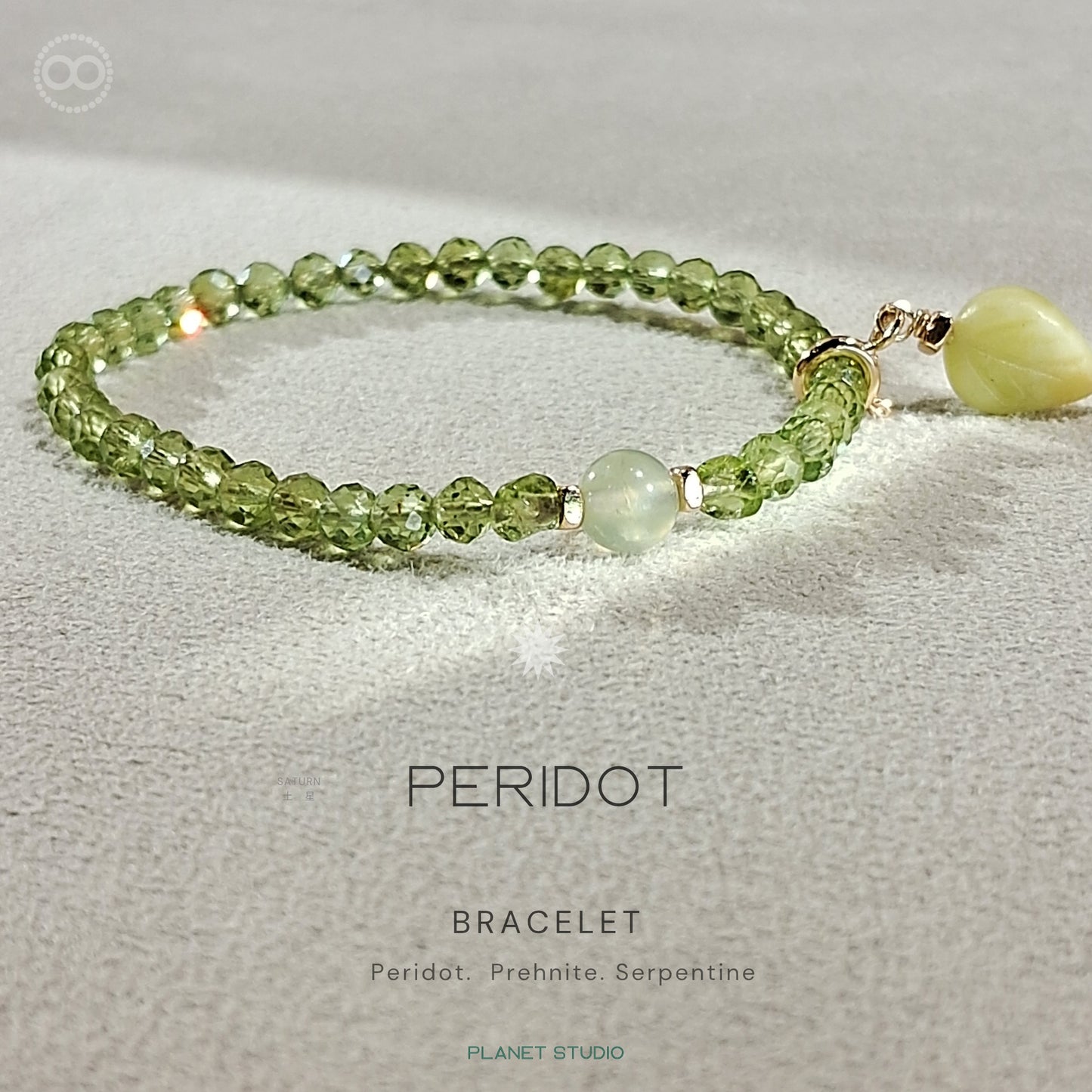 Peridot Bracelet  橄欖石 ｜細緻手環