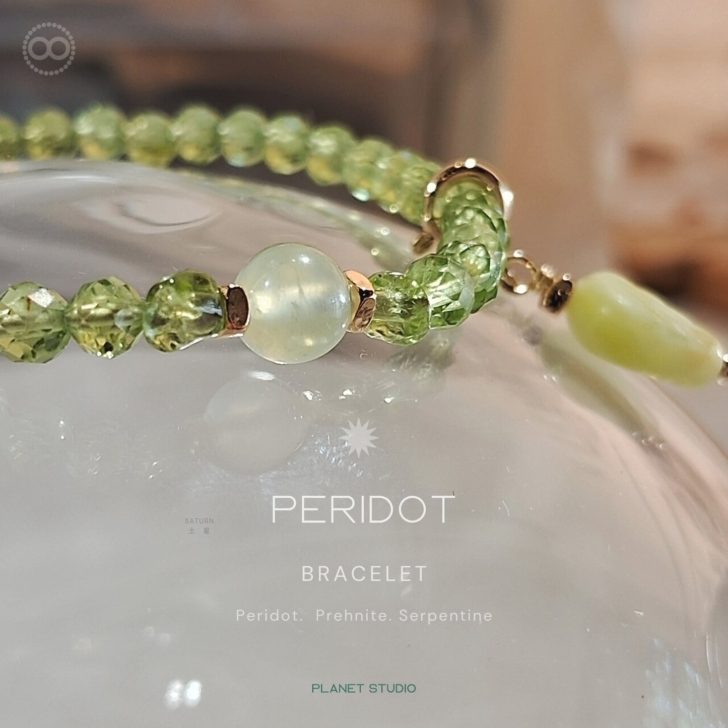 Peridot Bracelet  橄欖石 ｜細緻手環