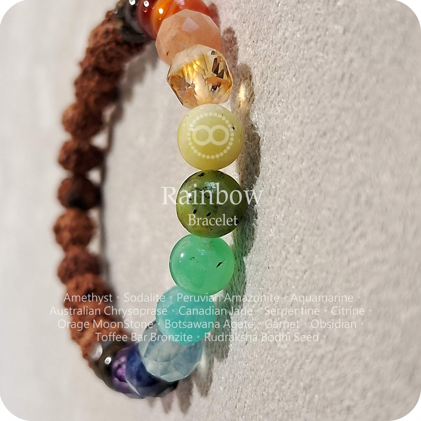 彩虹 ✹ 星球 RAINBOW Bracelet ✹ 飛行手環 Bodhi Seed 菩提子 RB008