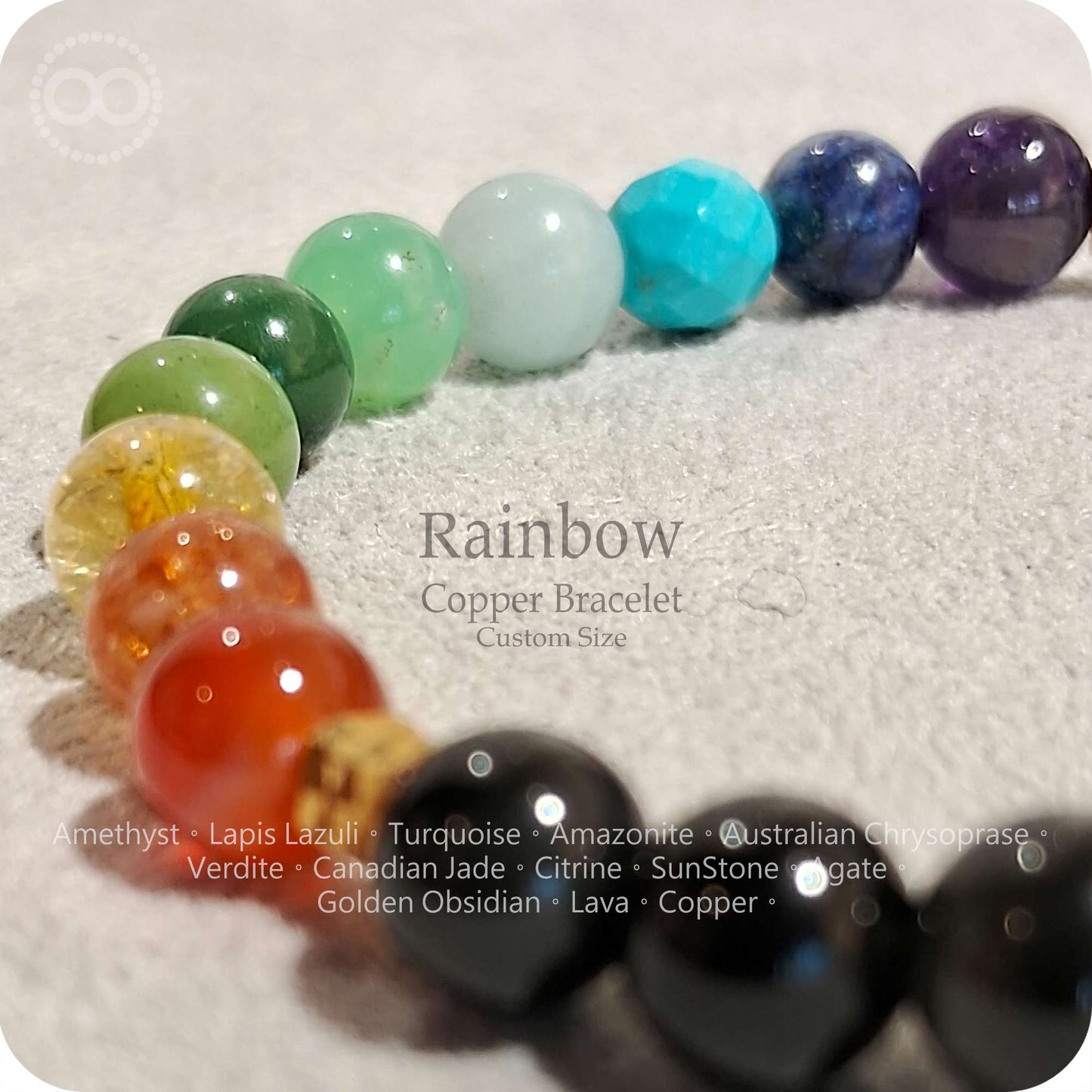 彩虹星球 ★ RAINBOW  ★ 純銅手環 Copper Bracelet RB003