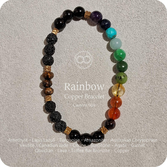 Rainbow Planet★ RAINBOW ★ Messingarmband RB006