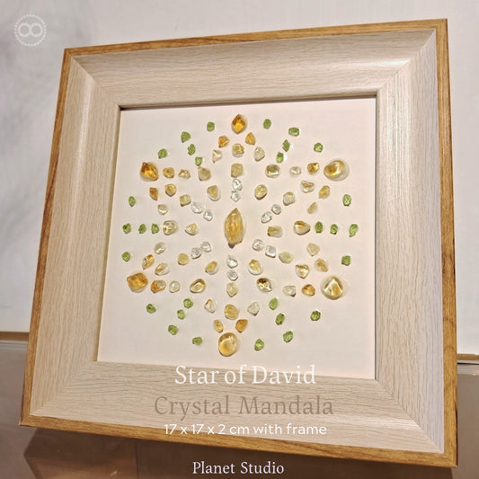 Star of David ✦ Crystal Mandala 星球✹ 晶礦曼陀羅 no. 22