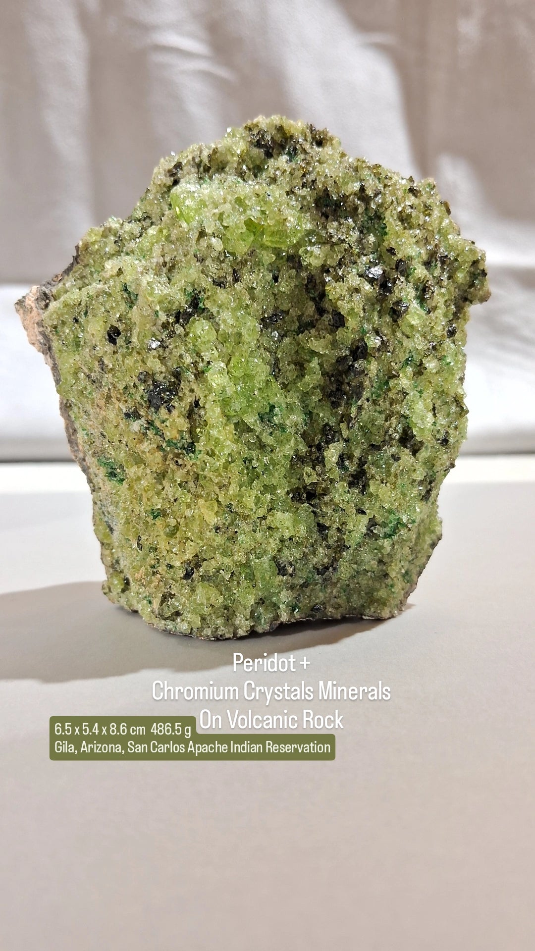 星紀圖 ✹ Peridot+Chromium+Volcanic 橄欖石+鉻晶體礦+火山岩[ Pe12 ]