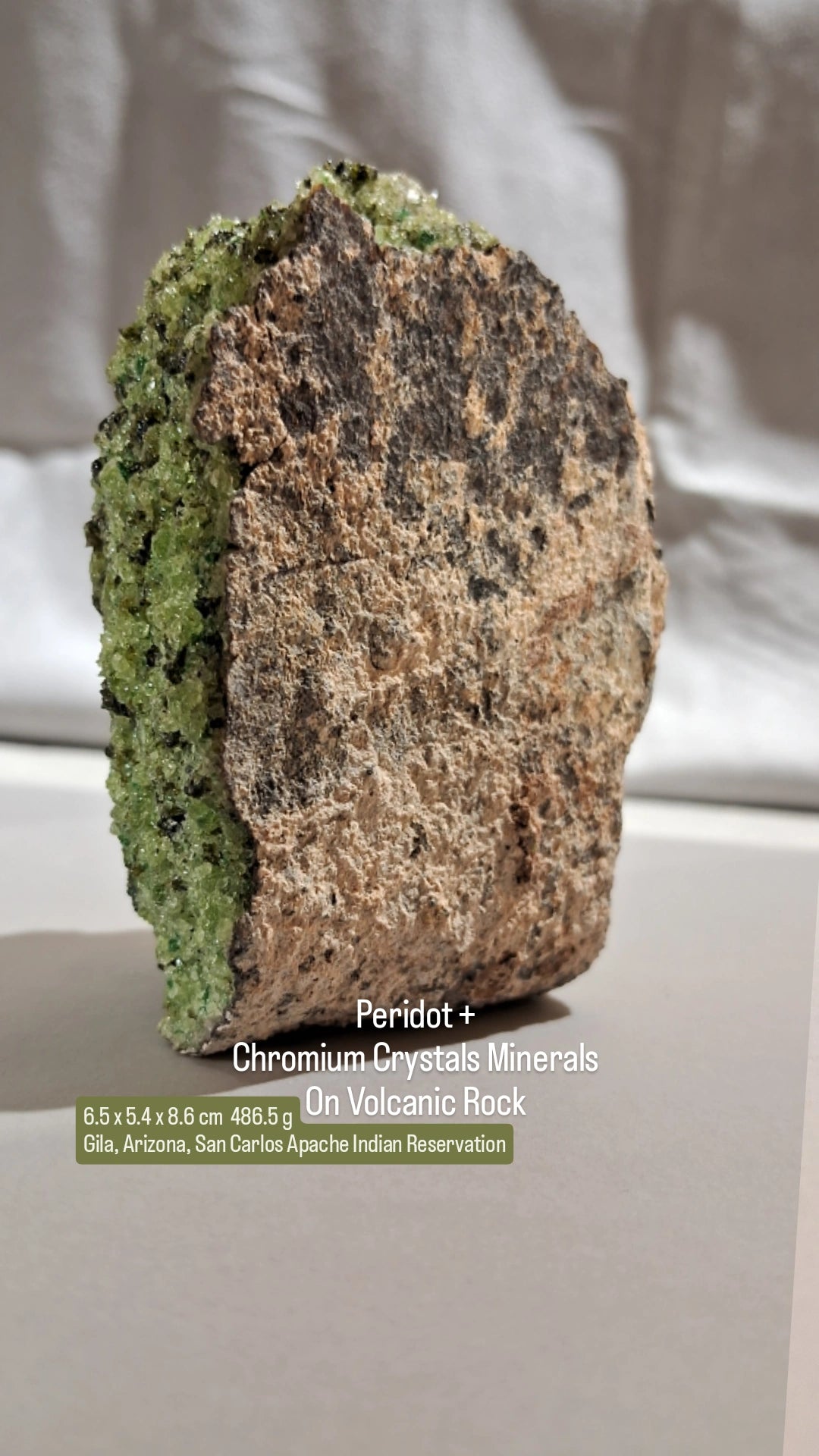 星紀圖 ✹ Peridot+Chromium+Volcanic 橄欖石+鉻晶體礦+火山岩[ Pe12 ]