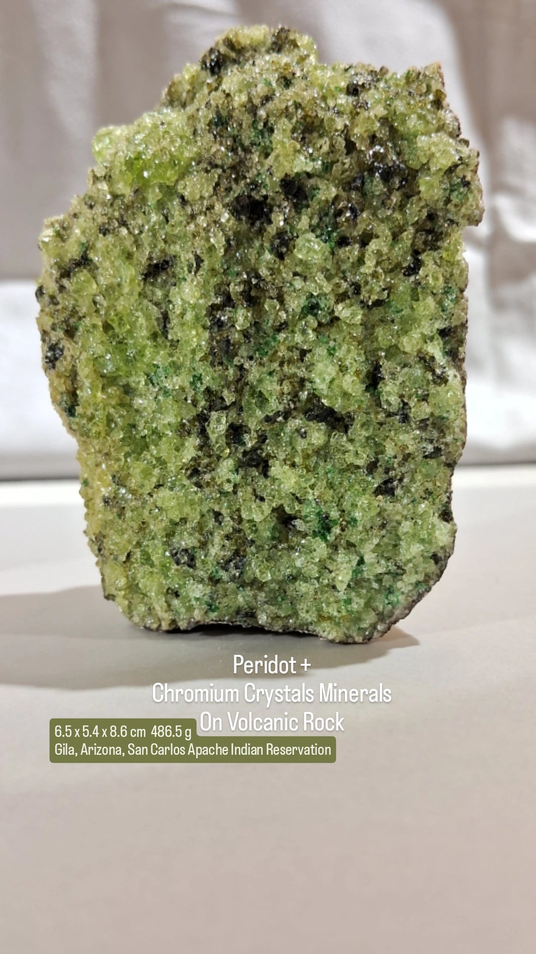 星紀圖 ✹ Peridot+Chromium+Volcanic 橄欖石+鉻晶體礦+火山岩[ Pe12 ]