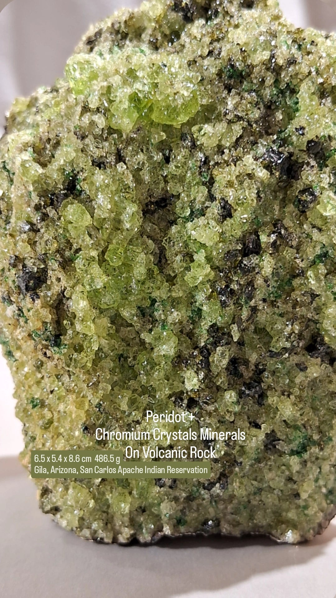 星紀圖 ✹ Peridot+Chromium+Volcanic 橄欖石+鉻晶體礦+火山岩[ Pe12 ]