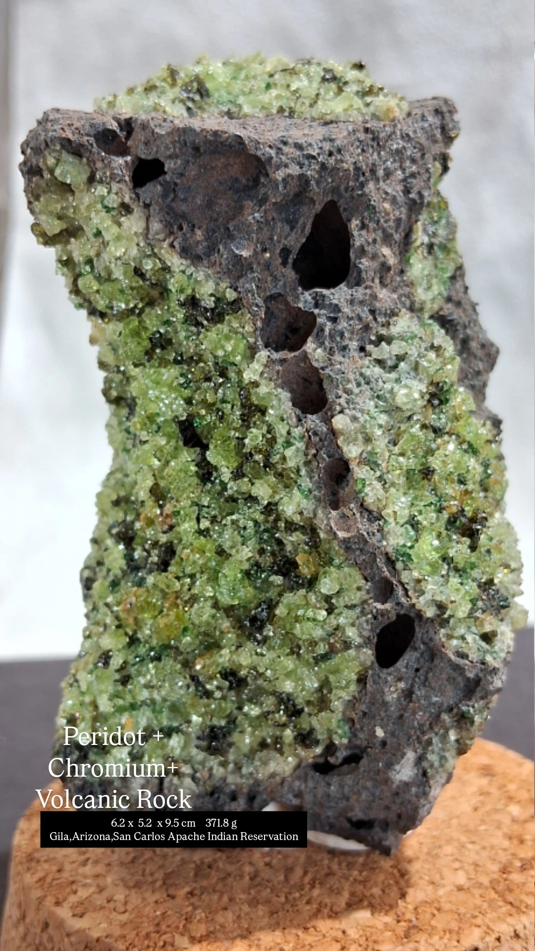 星紀圖 ✹ Peridot+Chromium+Volcanic 橄欖石+鉻晶體礦+火山岩 [ Pe11 ]