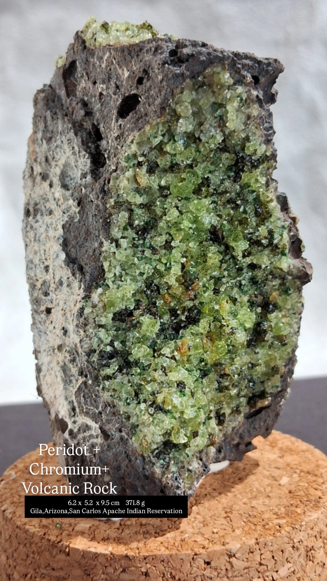 星紀圖 ✹ Peridot+Chromium+Volcanic 橄欖石+鉻晶體礦+火山岩 [ Pe11 ]