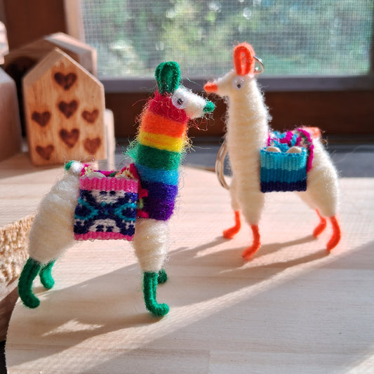 彩虹美洲駝磁鐵 Peru Rainbow Llama Mogant 祕魯 ✹ 星球