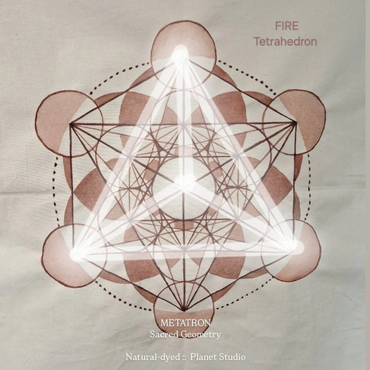 星球 ✹ 梅塔特隆 METATRON Tapestry 曼陀羅草木染 ∞ 純棉掛布 Mandala Natural Dyed Cotton  ● 50 x 58 cm