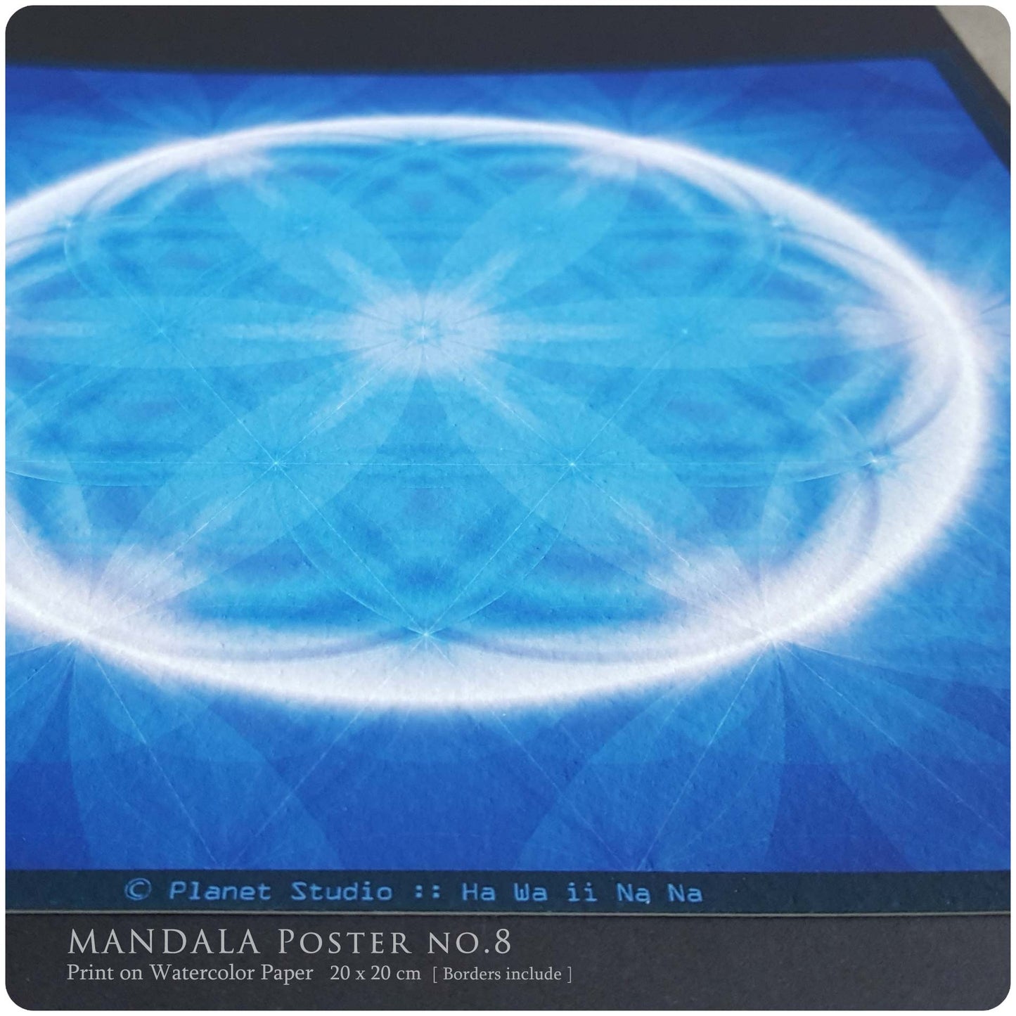 曼陀羅海報 MANDALA Poster nO.8 [ 全棉水彩紙輸出 ]