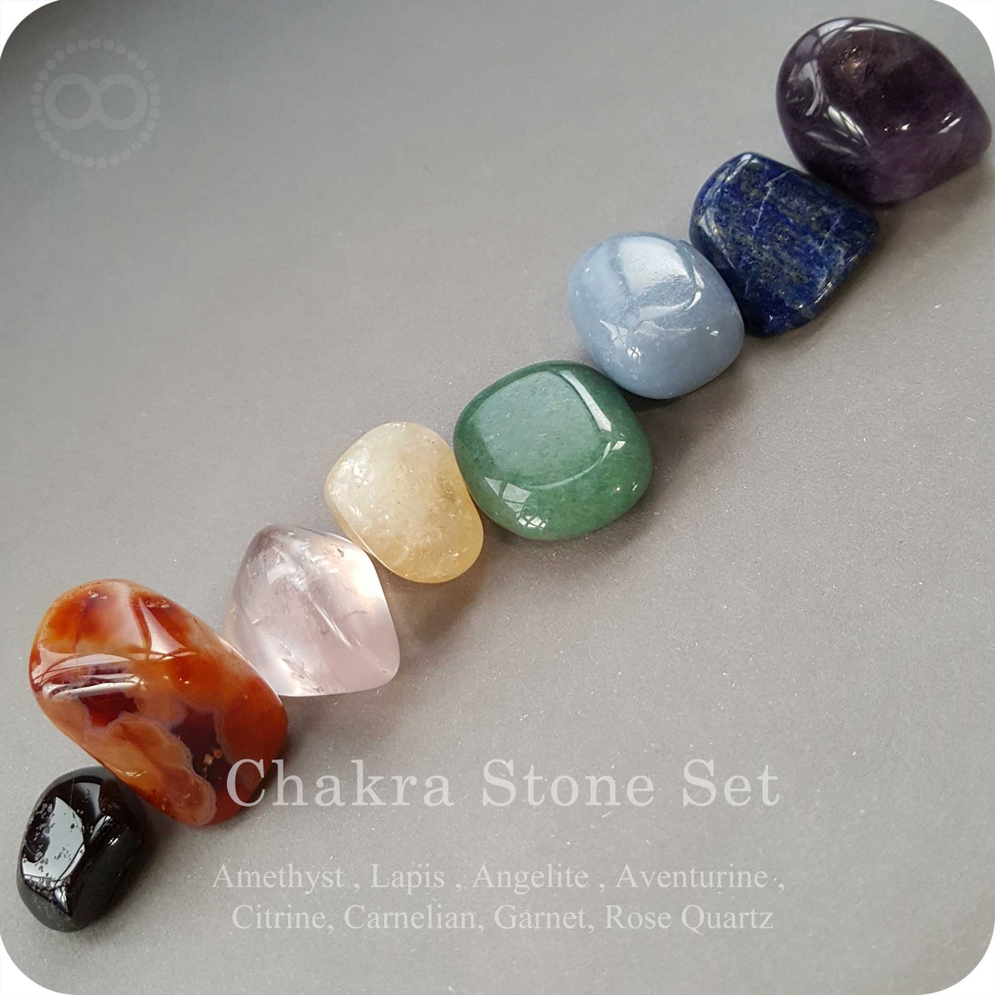 星紀圖 ♦  CHAKRA STONE SET 彩虹脈輪 礦石群 B