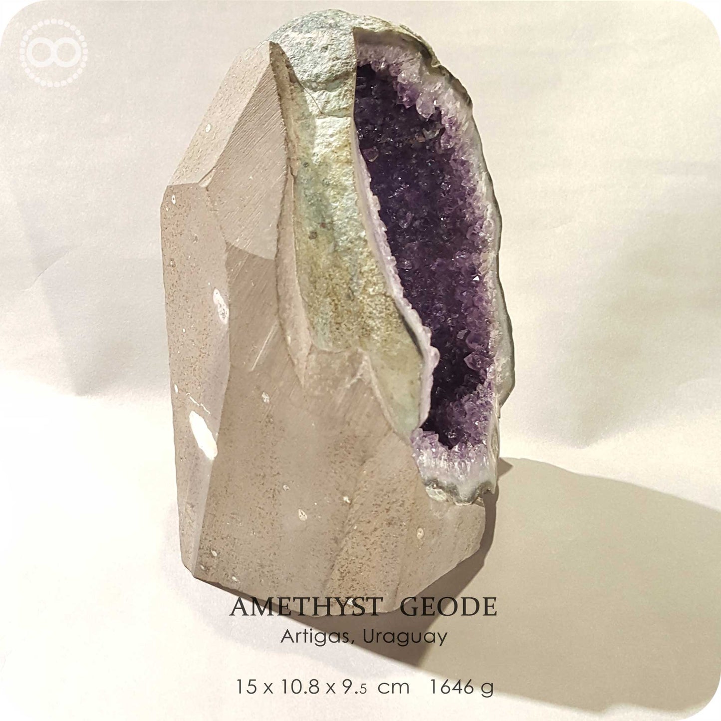 星紀圖 ✦ Amethyst Geode 紫水晶洞 :: 天然礦痕  [ Geo03 ]