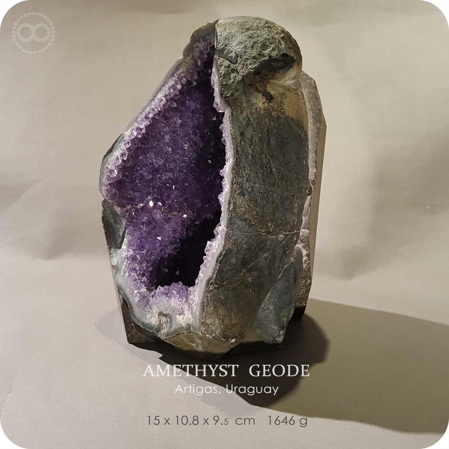 星紀圖 ✦ Amethyst Geode 紫水晶洞 :: 天然礦痕  [ Geo03 ]