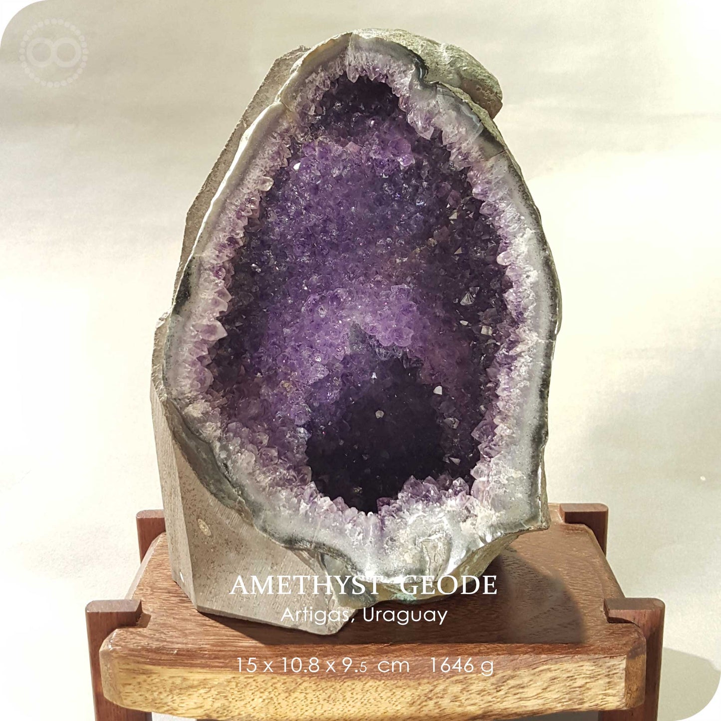 星紀圖 ✦ Amethyst Geode 紫水晶洞 :: 天然礦痕  [ Geo03 ]
