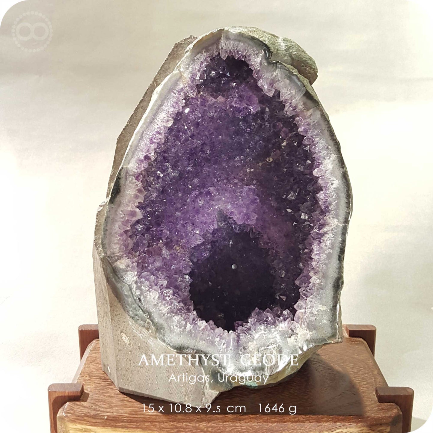 星紀圖 ✦ Amethyst Geode 紫水晶洞 :: 天然礦痕  [ Geo03 ]