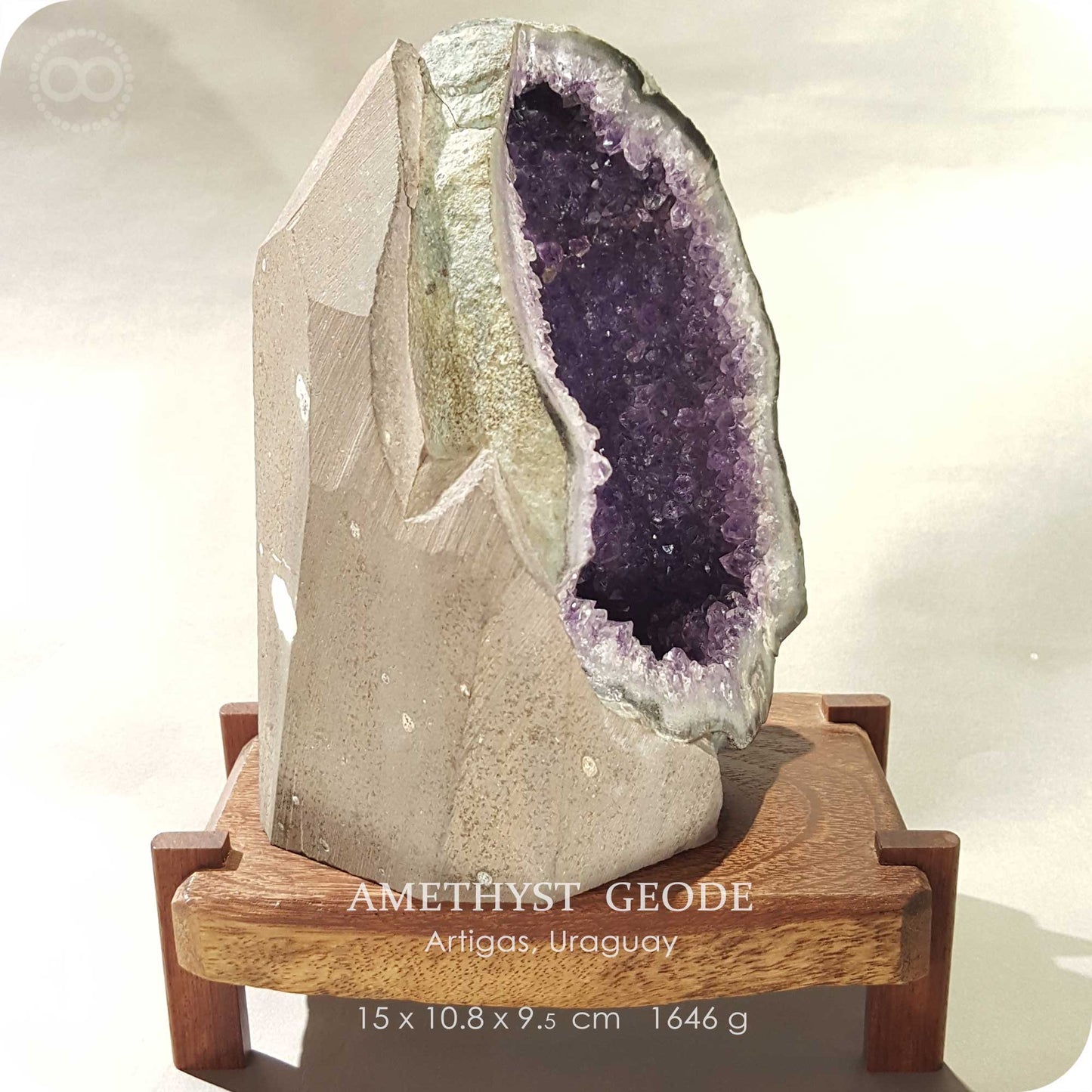 星紀圖 ✦ Amethyst Geode 紫水晶洞 :: 天然礦痕  [ Geo03 ]