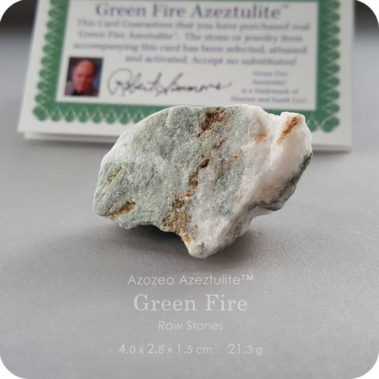 Sternenkarte ✦ GREEN FIRE Azeztulite™ AZOZEO